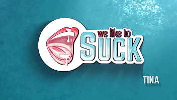 Preview 1 of Bulge Gay - Tempting Teen Tina Wraps Her Lips Around A Cock