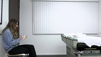 Preview 1 of Bbw Basque - Doctors fat cock sucked during annual check up