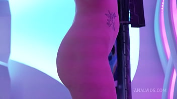 Preview 2 of 21 Sex Tury Hot Anal - Berlin,  Barcelona &amp_ Hot Cocoa fucking in a Spaceship ! The Near Future NRX148