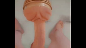 Preview 4 of Xxx Galasa Movie - Fucking my fleshlight and blowing a huge load