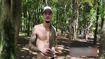 Preview 2 of Dirty Talk In Deutscher Sprache - Punheta Guiada Voltando Do Parque