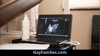 Preview 4 of Alura Jordan Mom - step Dad and bareback at the doctor&#039_s office- GayFamSex.com