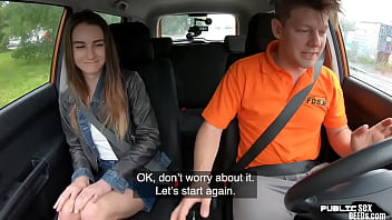 Preview 1 of China Porn Moviies - Euro student driver sucking instructor before fucking