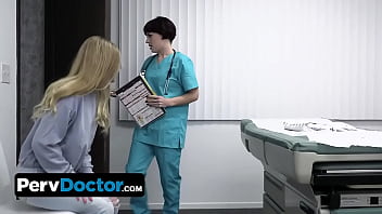 Preview 1 of Hot Wif Rio - Pretty Teen Patient Gets Prepared By Hot Assed Nurse Before The Doctor Delivers His Special Therapy