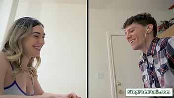 Preview 1 of Moyiri Xx - Milf asks stepson to fuck stepdaughter