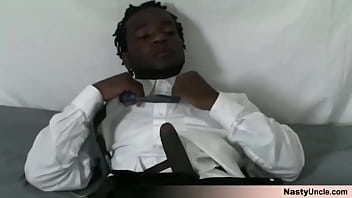 Preview 2 of Abran A - This cute black stud is a missionary student but he still has a big sex drive
