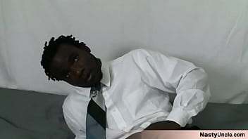 Preview 1 of Abran A - This cute black stud is a missionary student but he still has a big sex drive