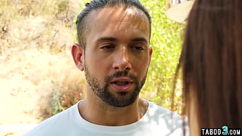Preview 2 of 15 Years Six Sixey Vedio Girls - Teen Brooke Haze begging for her stepbrothers big dick outdoor