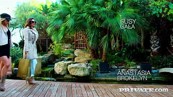 Preview 1 of Xxxii Pos - Private.com - Busty Susy Gala And Anastasia Brokelyn Fuck A Hard Cock!