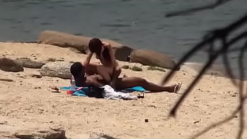 Preview 3 of Pshto Xix - Black dude looks for horny babes at the nude beach and bangs one of &#039_em