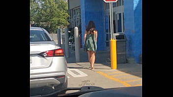 Preview 3 of Risky Bareback - Candid milf sundress