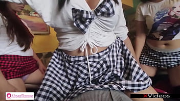 Preview 2 of Step Mom And Son Sedues Sex - Profesor se graba teniendo sexo con tres alumnas muy calientes / / ChiquiCandy / NicoleLondrawer / Colegiala