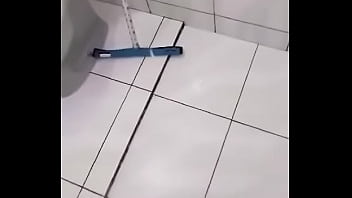 Preview 3 of Dog Fart Video Public Toilet - Pau lindo