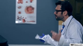 Preview 2 of Asia Virgin Worn Spot - Strange doctor fertilizes busty &amp_ booty chick - Siri Dahl