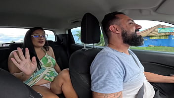 Preview 3 of Rudtube - Raquel Hot Peladinha no Carro &ndash_ Grelo Grande,  Sexo Anal Selvagem e Foda com Dor e Tes&atilde_o!
