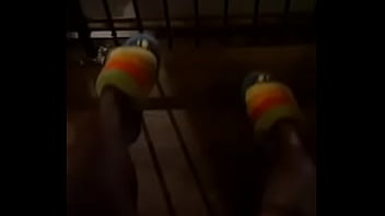 Preview 3 of Mature Mrs Jewell Nude Gifget - Ebony feet worship