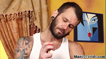Preview 2 of Widow Mom Sex With Son - Ripped muscle barebacking on pool table before creampie