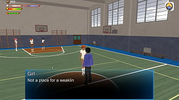 Preview 1 of Doctor Fucking Forced - Femdom University 3D Game - Gymgirls riding