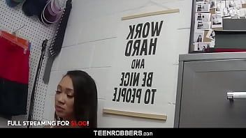 Preview 1 of Pure Romance - Riding in Guard&#039_s Cock - Teenrobbers.com