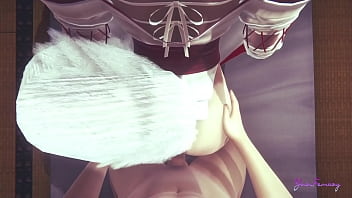 Preview 2 of Video Inxxx - Yaoi Femboy - Kitsune Femboy Threesome Fucked and suck a dick - Japanese asian manga anime game porn animation