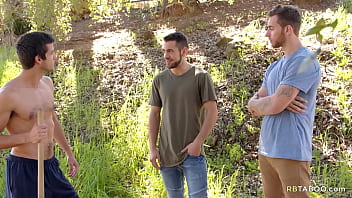 Preview 1 of No Saunders Bat Going Problem - Two indeed very handsome gay blokes fucking - Carter Woods,  Dante Colle,  Elliot Finn