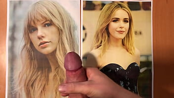 Preview 1 of Destroying Dani Daniels - cumshot tribute championship round 14 - Taylor Swift vs. Kiernan Shipka