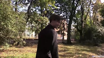 Preview 2 of Buzzer Hd Xxx Negro - Straight Twink Takes A Big Cock In His Ass &amp_ Mouth And Enjoys It For A Good Amount Of Money - Czech Hunter 565