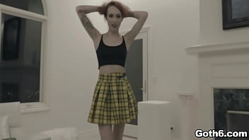 Preview 1 of A Gay Forced Girls - Emily Blacc deepthroated Small Hands stick in one mouthful