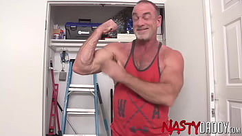 Preview 1 of Sex Xxx Bi - NASTY Hairy Hunky Trace OMalley Jerks Off Solo