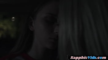 Preview 2 of Mistress Sarah Dom - Busty milf les pussylicking and fingering girlfriend