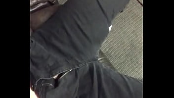 Preview 2 of Father In Lowxxx - Trying to hide my erection by placing my leg over it.