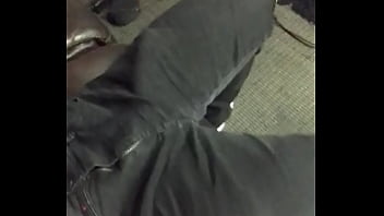 Preview 3 of Father In Lowxxx - Trying to hide my erection by placing my leg over it.
