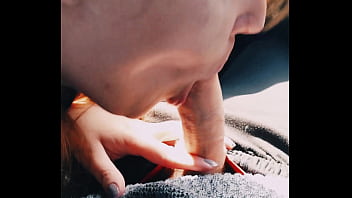 Preview 1 of Sunny Loni Xxx Video - Horny milf couldn&#039_t wait to get home and sucks my cock in the car
