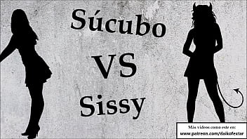 Preview 2 of Girls Fucked While Tribbing - JOI Anal Sissy VS Sucubo. Audio voz espa&ntilde_ola.