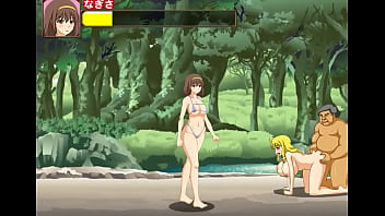Preview 3 of Shade Ke Rat - Pretty bikini girl having sex with a lot of men in Bt Island act hentai game new gameplay