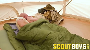 Preview 3 of Dp Chance - ScoutBoys - Innocent Scout tops for first time. Barebacks scoutmaster