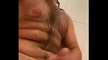 Preview 1 of Green Sis - Dadbod boy shower cum shot
