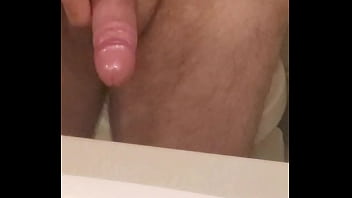 Preview 2 of God And Girl Xxx Sexy C - Big White uncut cock with precum