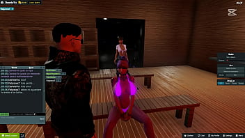 Preview 3 of Gal X X X - 3dxchat | LoliVix | 73 | Mi novio me invita al cine,  me folla bien duro frente a todos y luego vamos a un sauna donde seguimos follando y hacemos un trio con otro hombre