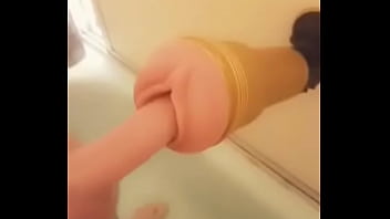 Preview 2 of Muslim Bug Porn - Nice warm cumshot into my fake pussy