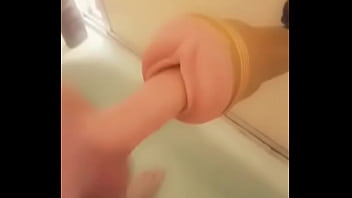 Preview 1 of Muslim Bug Porn - Nice warm cumshot into my fake pussy