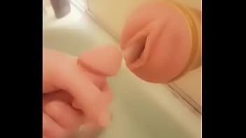 Preview 4 of Muslim Bug Porn - Nice warm cumshot into my fake pussy