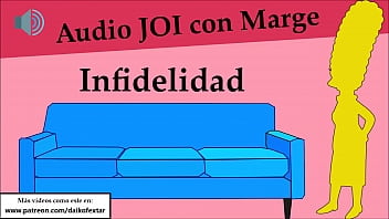 Preview 2 of Annal Fuck First Time - JOI Con Marge. Infidelidad En Casa De Los Simpsons.