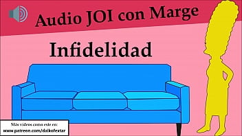 Preview 4 of Annal Fuck First Time - JOI Con Marge. Infidelidad En Casa De Los Simpsons.