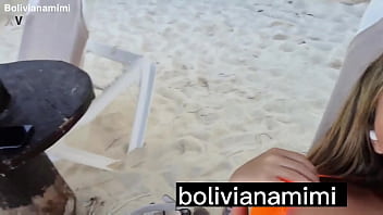 Preview 1 of Meth Porn And Squirt - Ursinho loco chupandome la conchita en las playas de Cancun ...Video completo en bolivianamimi.tv