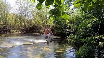 Preview 1 of Steh Brother - COUPLE GETS CAUGHT WHILE HE FUCKS HER IN THE ASS OUTDOOR 2of2