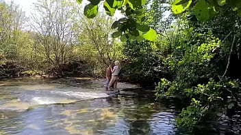 Preview 4 of Steh Brother - COUPLE GETS CAUGHT WHILE HE FUCKS HER IN THE ASS OUTDOOR 2of2