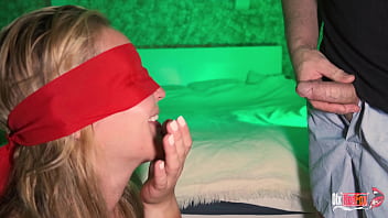 Preview 2 of Sch Xxx Vid - Tricking stepsis into playing the taste game &ndash_ Cum Surprise