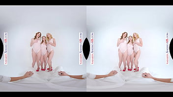 Preview 2 of Chorry Chase - Naughty America - Co-ed hotties Ashley Lane,  Chloe Cherry,  and Laney Grey are Super Slutty just for YOU!