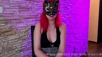 Preview 4 of Sari Khula - Vends-ta-culotte - Domina fran&ccedil_aise JOI and humiliation,  orgasme ruin&eacute_ et jeu avec le sperme et l&#039_urine - Alexa Strapon